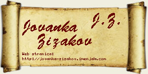 Jovanka Žižakov vizit kartica